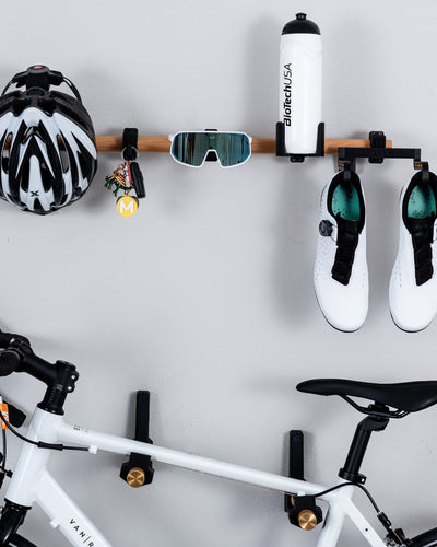 Fahrradständer an der Wand